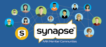 Network of people across the globe illustration, Synapse: AAN Member Communitites