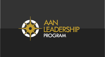 AAN Leadership Program logo with black background